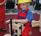 Spielbausteine für Kinder aus Holz - Vermietung / verleih 